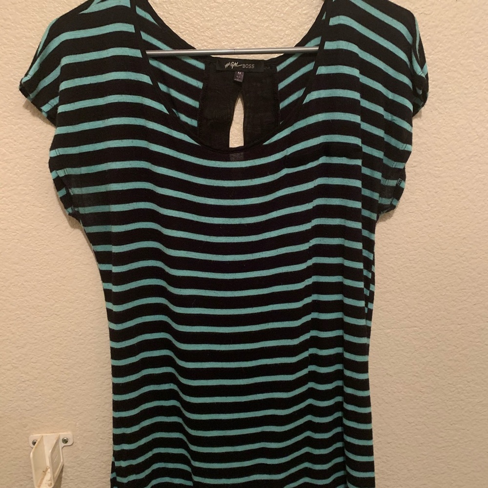 Blue and Black Blouse!